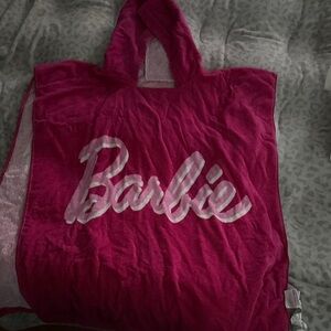 Zara Barbie Pink Hooded Girl’s coverup